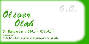 oliver olah business card
